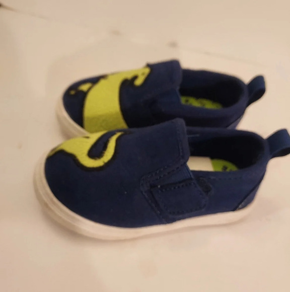 Wonder Nation Dino Mint Blue and Green Dinosaur Slip On Casual Shoes in Size 5 - Picture 2 of 9